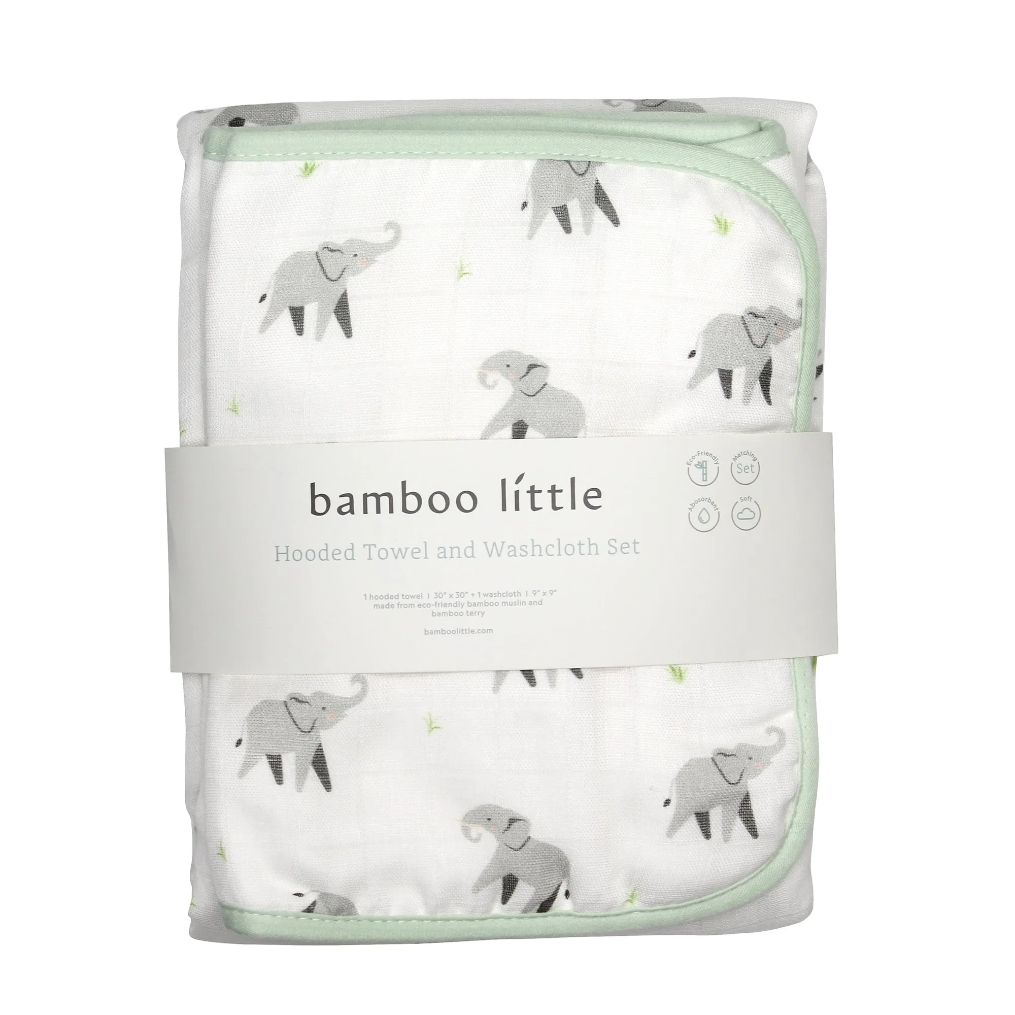 Elephant Hooded Towel Set