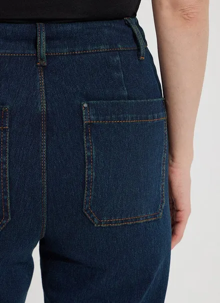 ERIN HI WAIST WIDE LEG DENIM