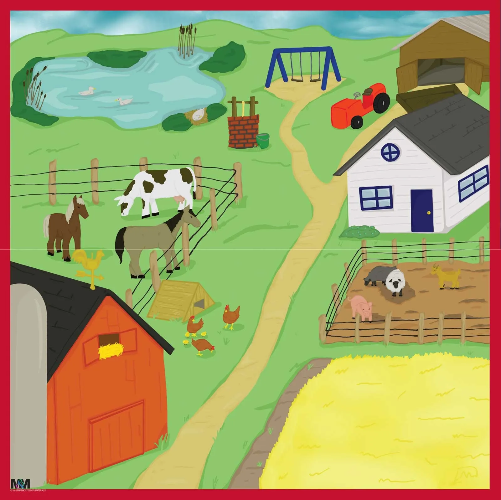 Farm Illustrated Board