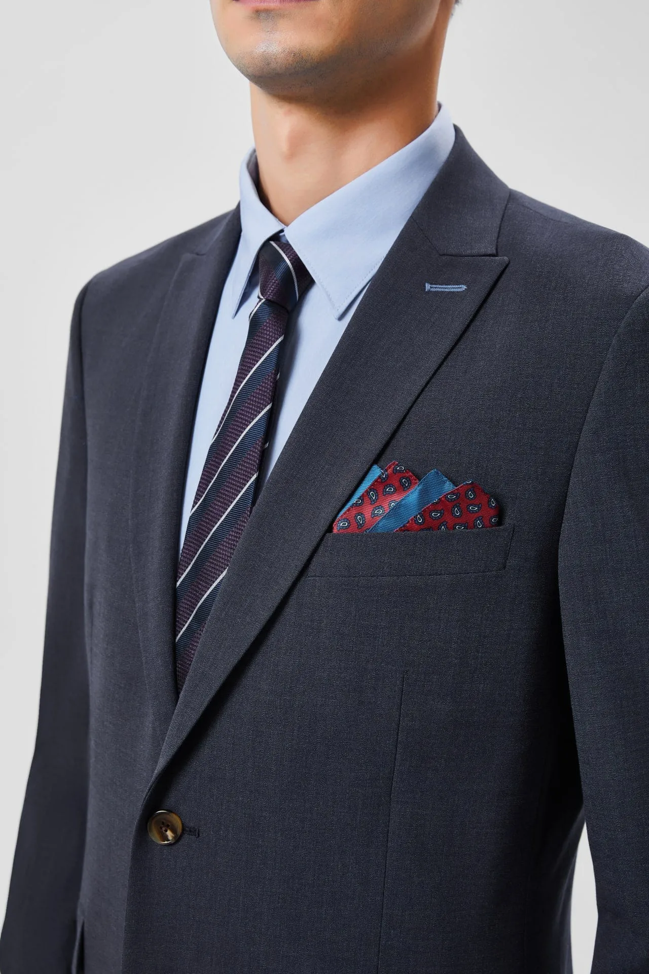 Felix Poly Rayon Spx Plain Weave Suit Blazer