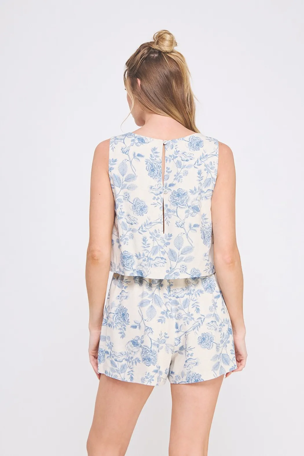 Floral Tiered Romper