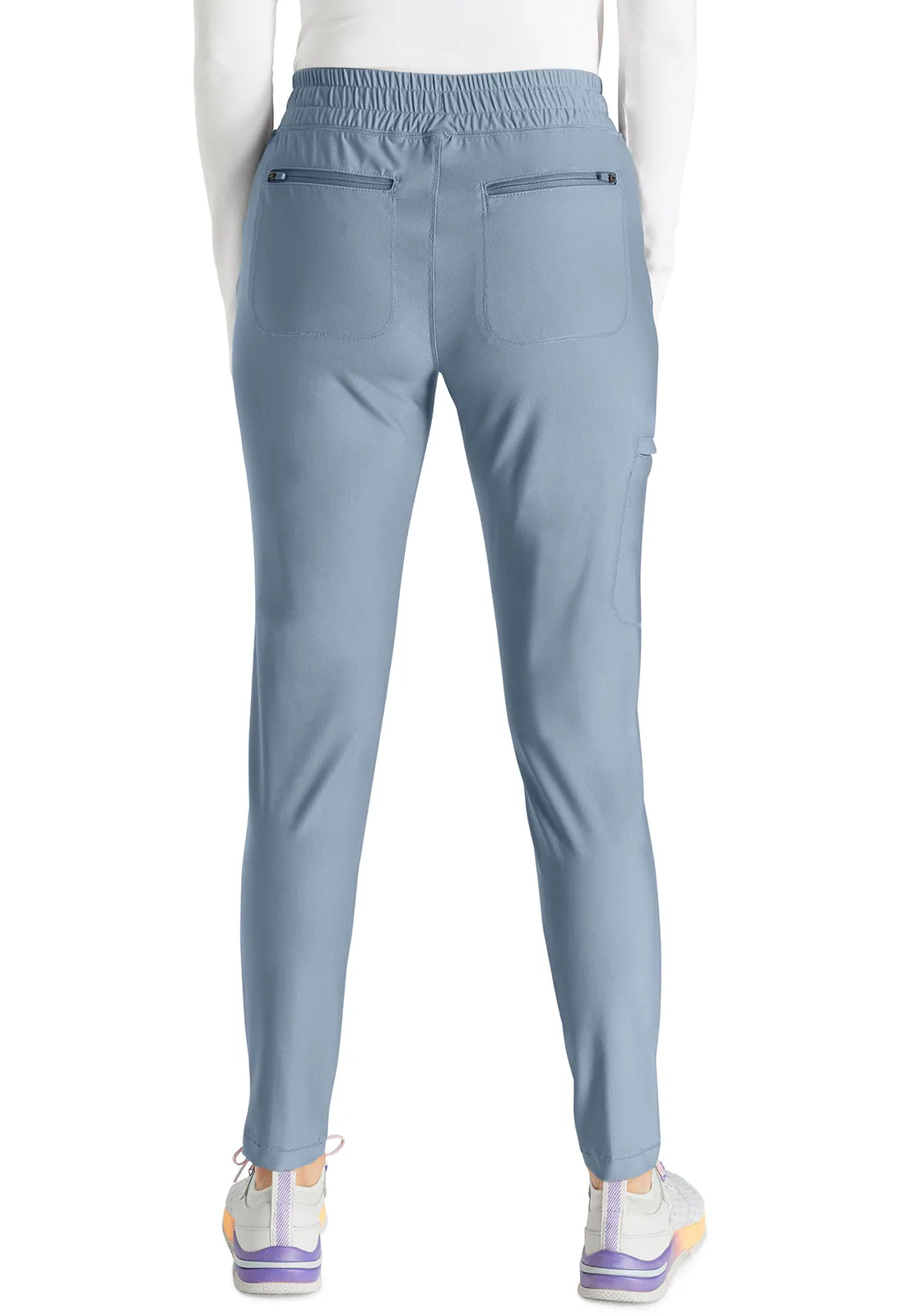 Form CK095 Mid Rise Tapered Leg Drawstring Pants Ocean Ash
