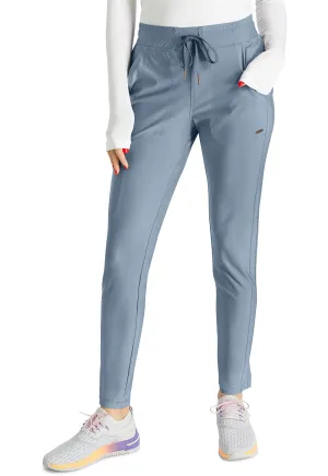 Form CK095 Mid Rise Tapered Leg Drawstring Pants Ocean Ash