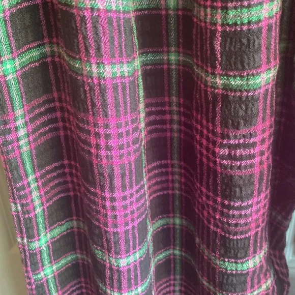 Free People NWT Plaid About You Pajama/Lounge Pants Size Small