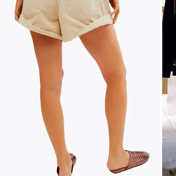 FREE PEOPLE “WE THE FREE” DANNI HIGH RISE SHORTS SIZE XL
