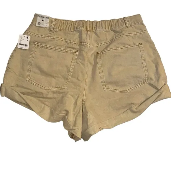 FREE PEOPLE “WE THE FREE” DANNI HIGH RISE SHORTS SIZE XL