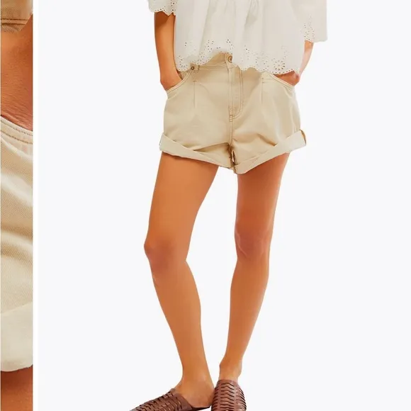 FREE PEOPLE “WE THE FREE” DANNI HIGH RISE SHORTS SIZE XL