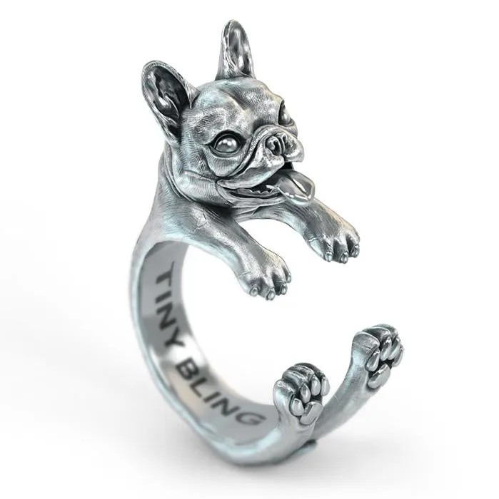 French Bulldog HAPPY-PUPPY Cuddle Wrap Ring