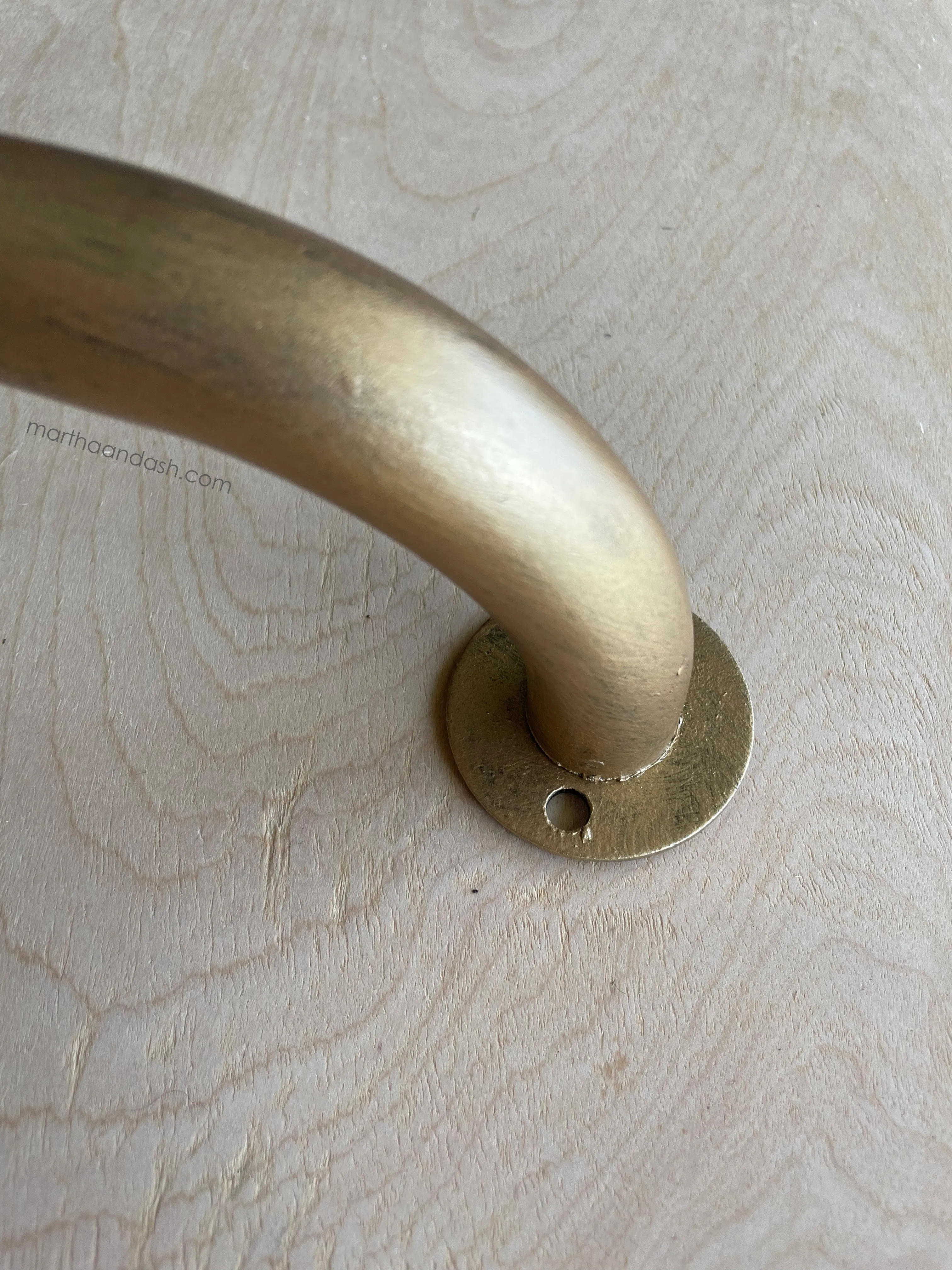 French Curved Iron Rod / Gold (Set)