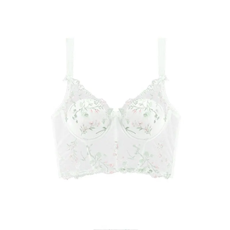 French Embroidery Lace Push Up Lingerie Sets