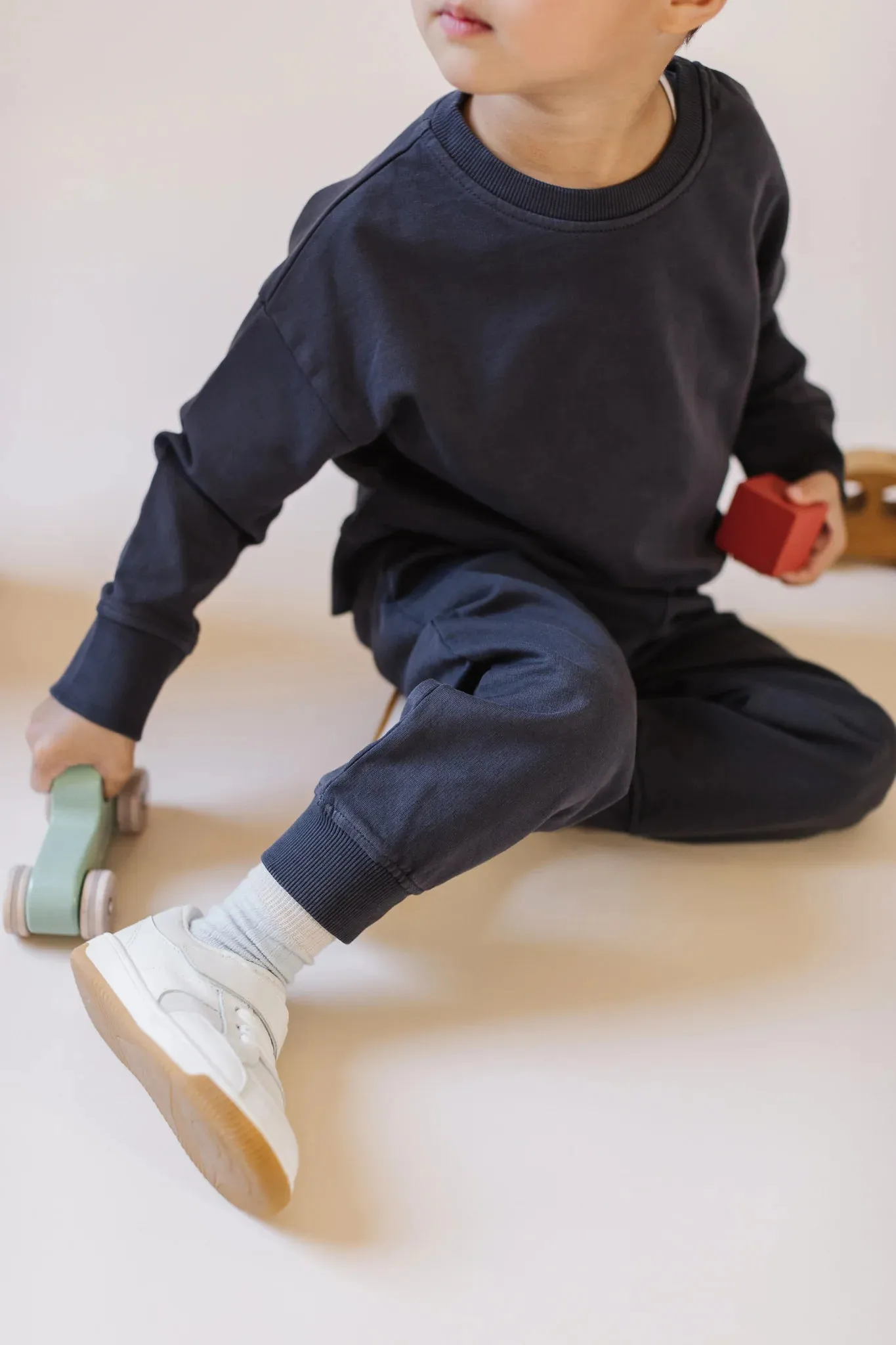 French Terry Jogger || Ink Blue