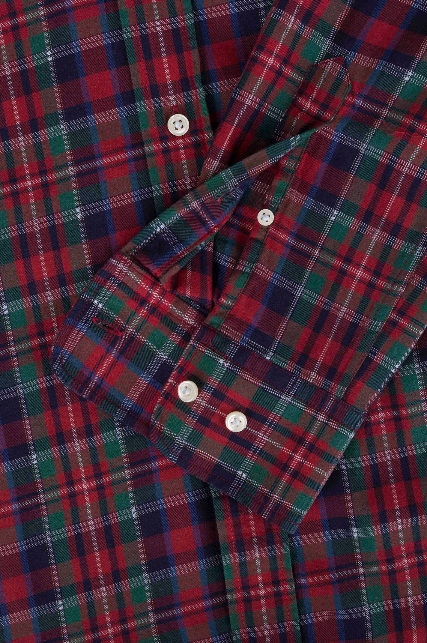 GANT Dark Indigo Tartan Plaid Button Down Shirt 364530 Size Medium