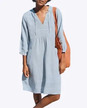 Georgiana - Minimalist Charm Woman's Shirt Dress