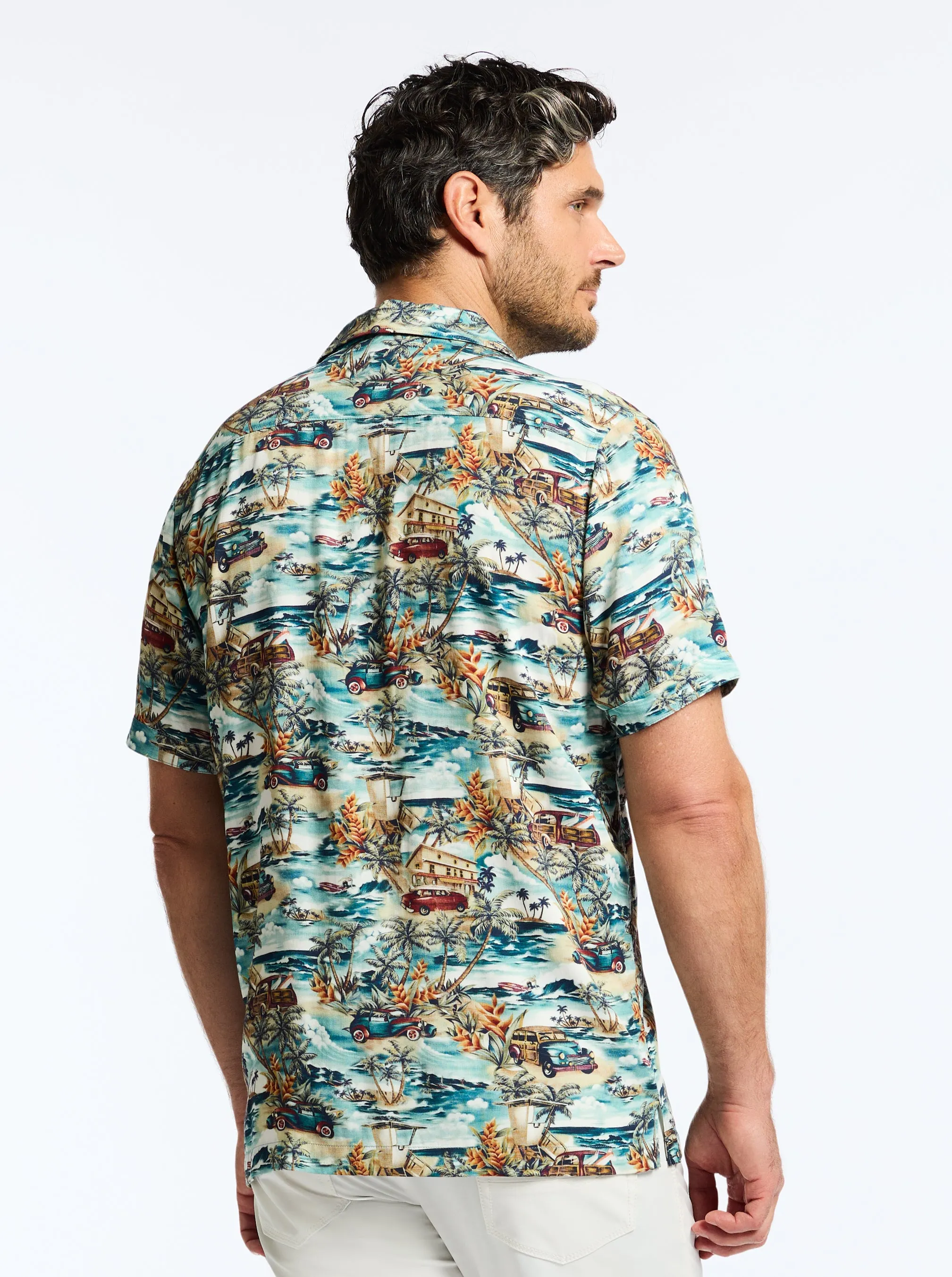 GETAWAY SHORT SLEEVE BUTTON DOWN SHIRT
