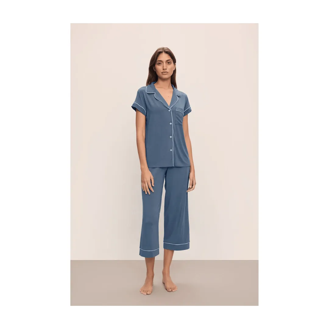 GISELE SHORT SLEEVE CROP PJ SET