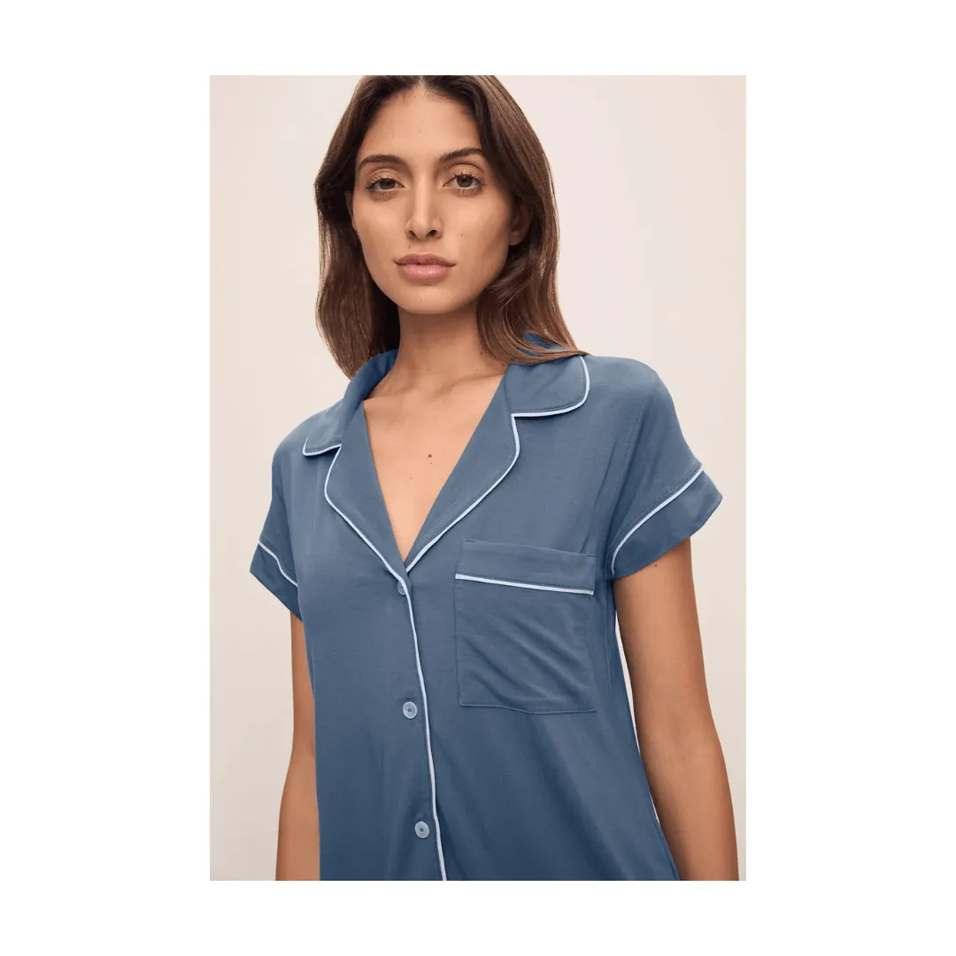 GISELE SHORT SLEEVE CROP PJ SET