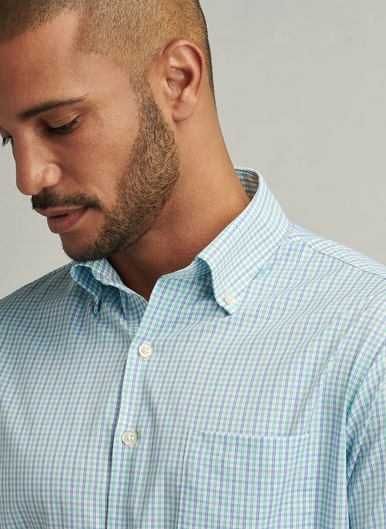 Hamilton Performance Twill Sport Shirt by Peter Millar - Meadow