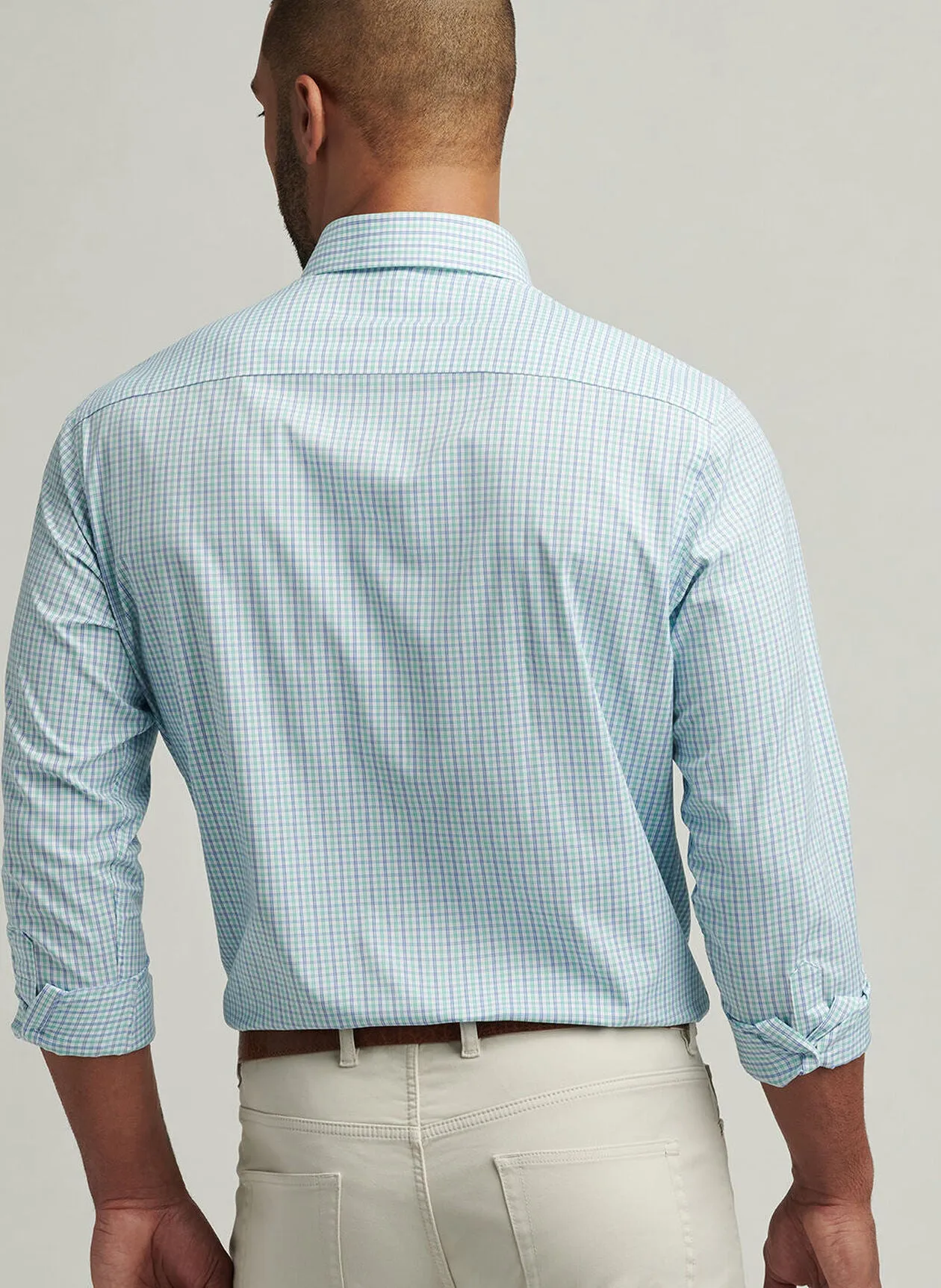 Hamilton Performance Twill Sport Shirt by Peter Millar - Meadow