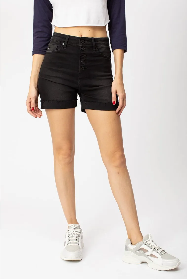 Hazel High Rise Cuffed Shorts
