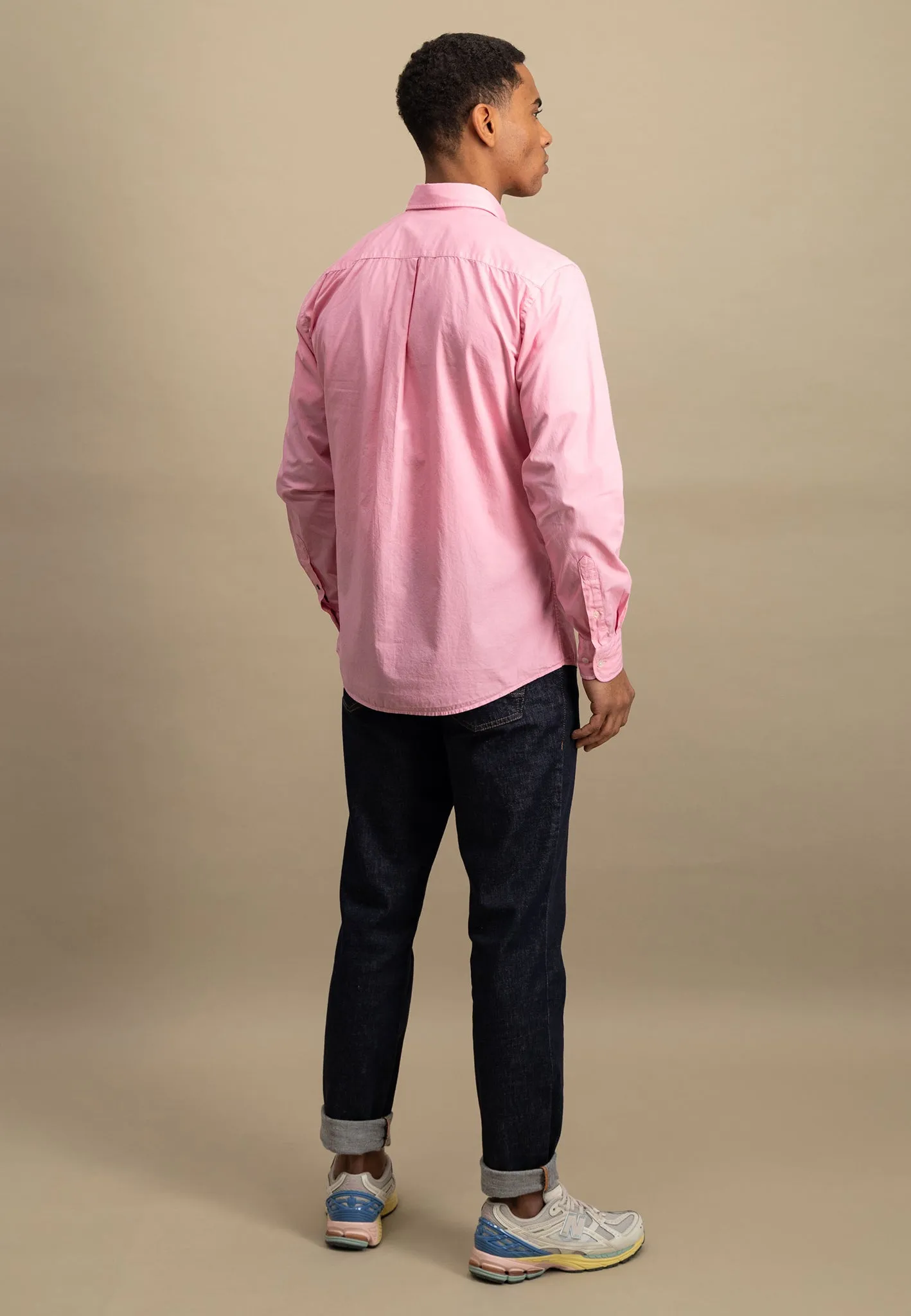 Hemd aus Baumwolle mit Button-Down-Kragen