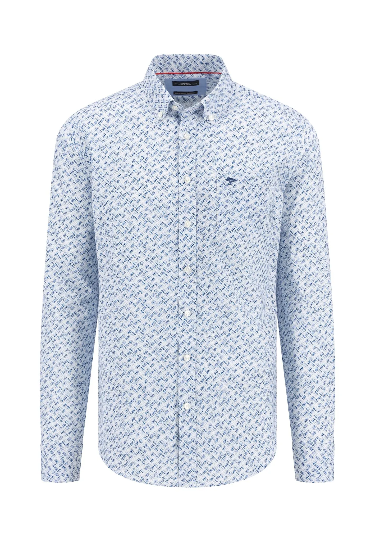 Hemd aus Baumwolle mit Button-Down-Kragen