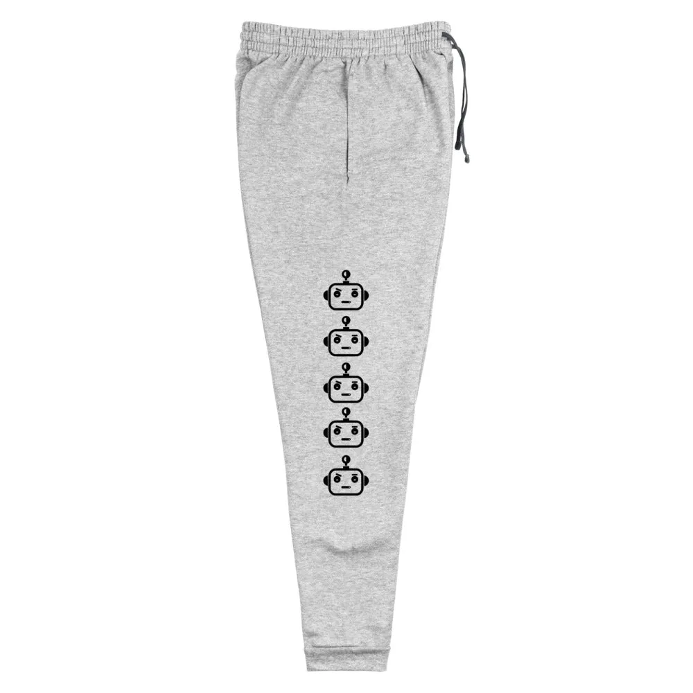 HOODBOT Robo (Sleigh) Gray Unisex Joggers
