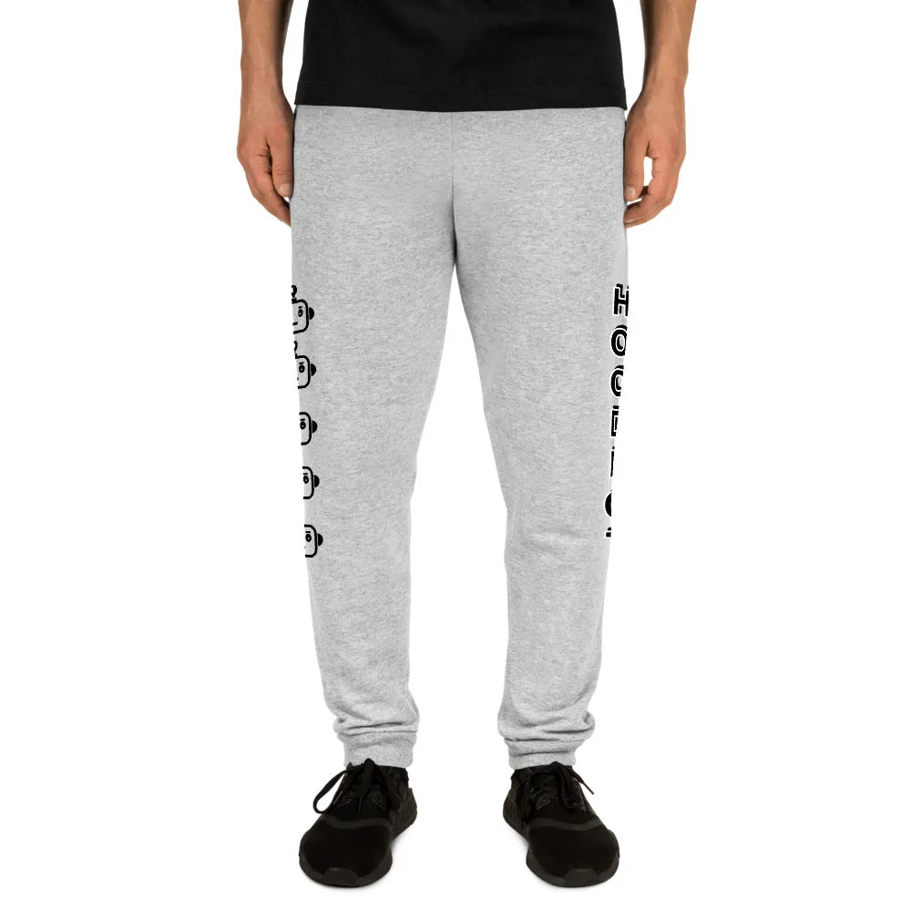 HOODBOT Robo (Sleigh) Gray Unisex Joggers