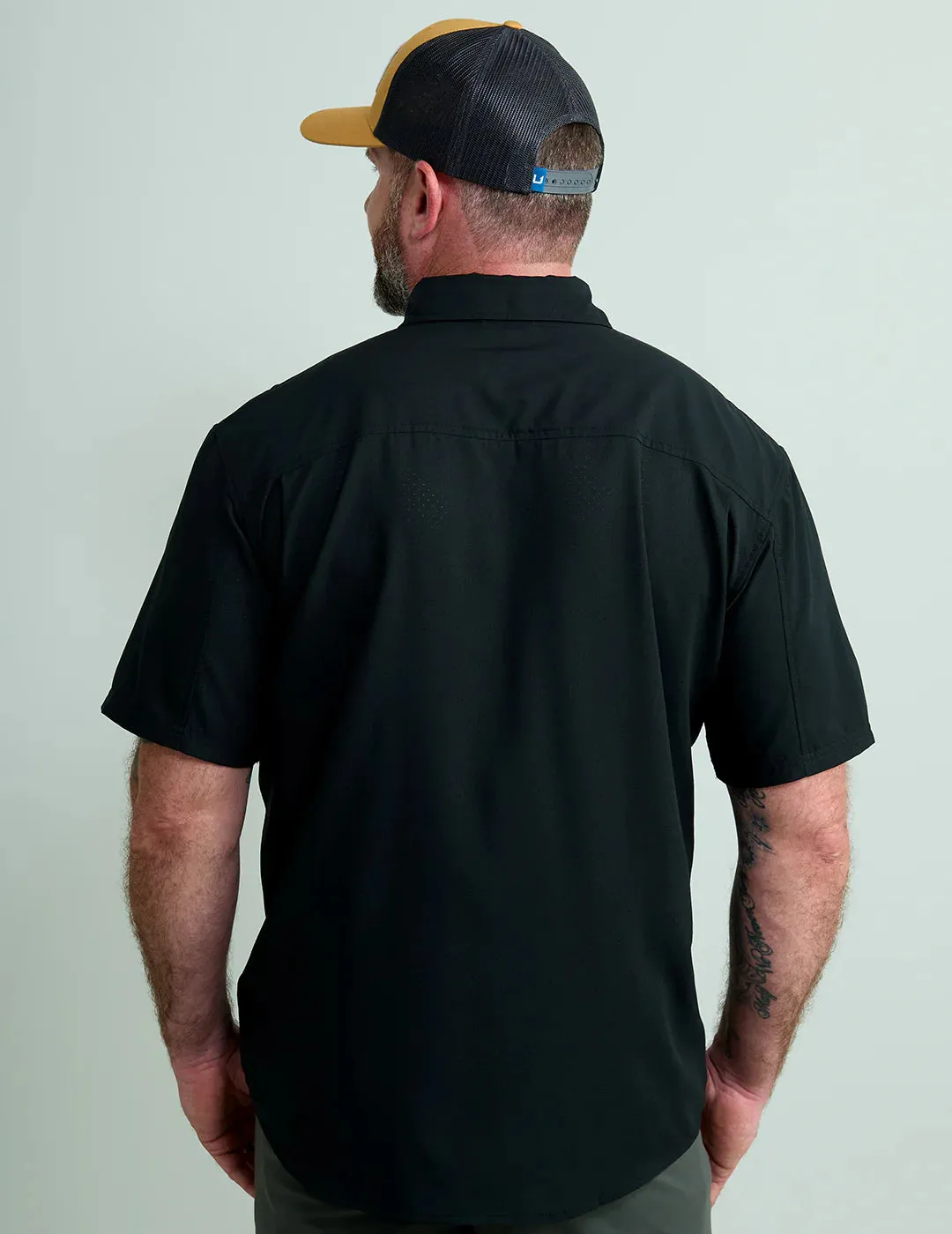 Huk Tide Point Short Sleeve Button-Down
