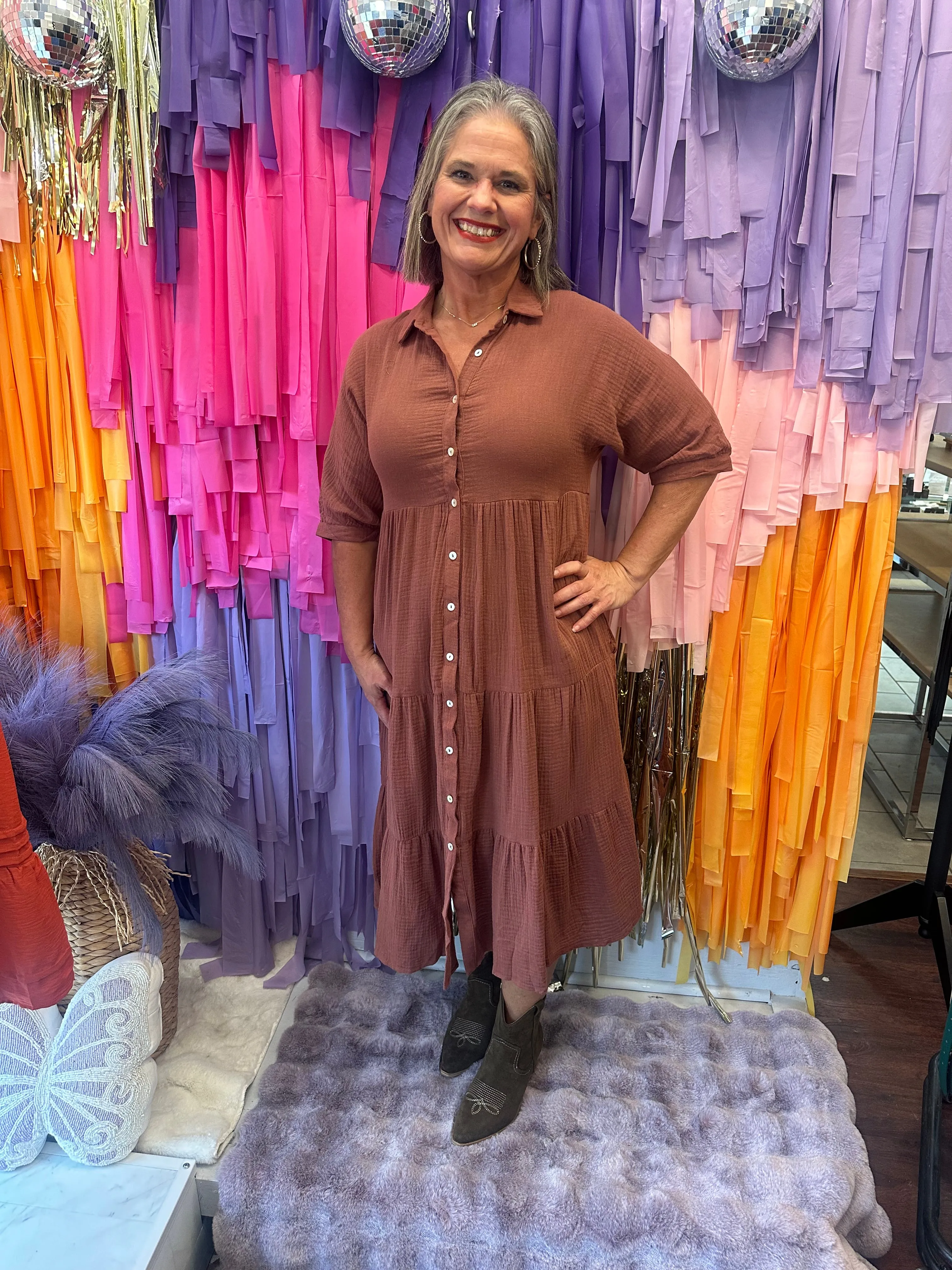 Isn’t It Poetic Dress: Astra Rust