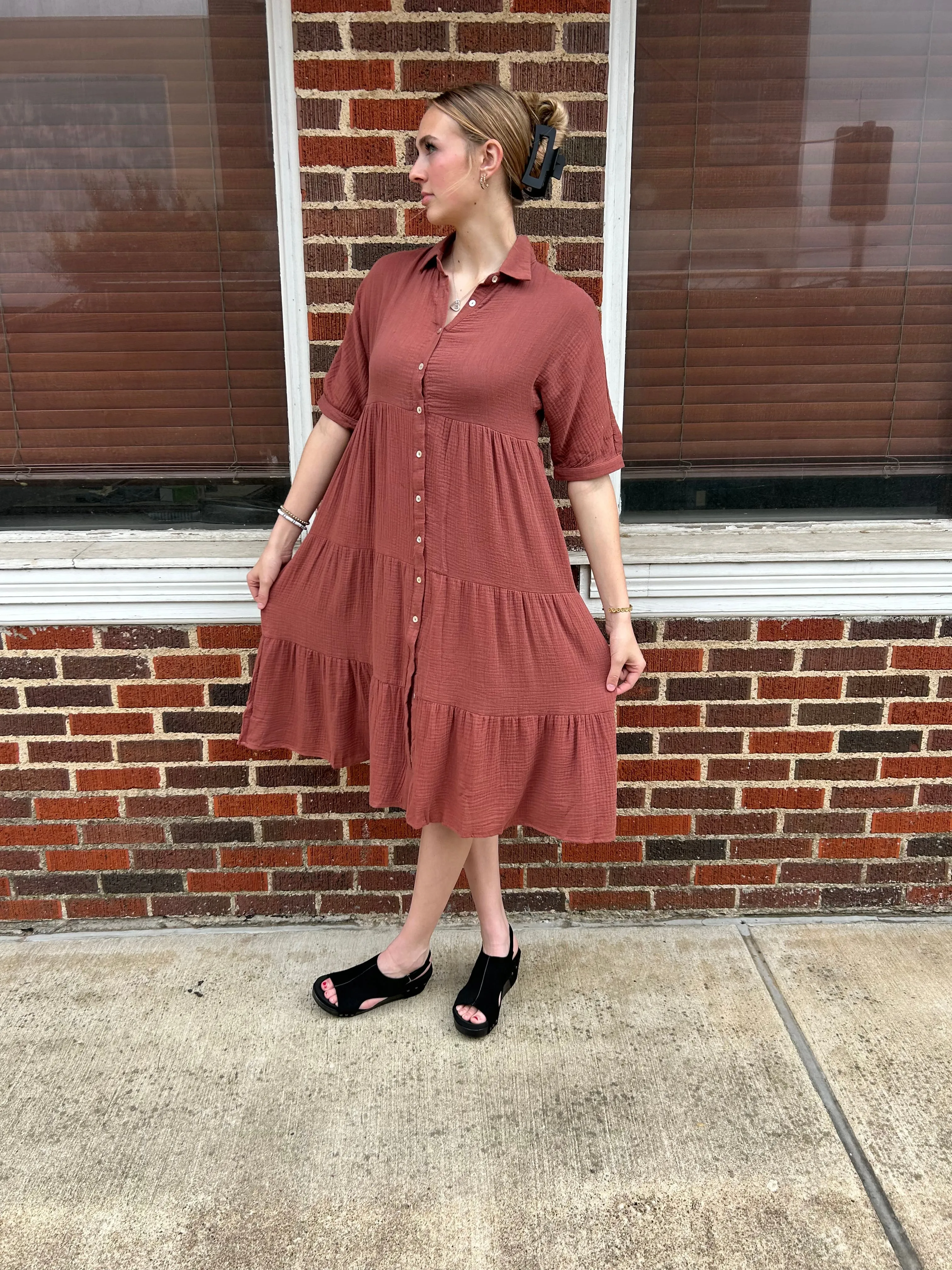 Isn’t It Poetic Dress: Astra Rust
