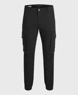 Jack Jones Paul Flake Cargo Pants Black