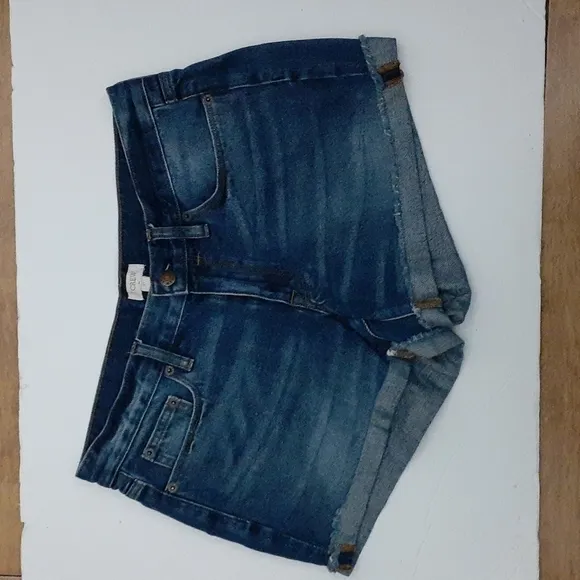 J.Crew Denim Cuffed Shorts in Medium Wash Size 27