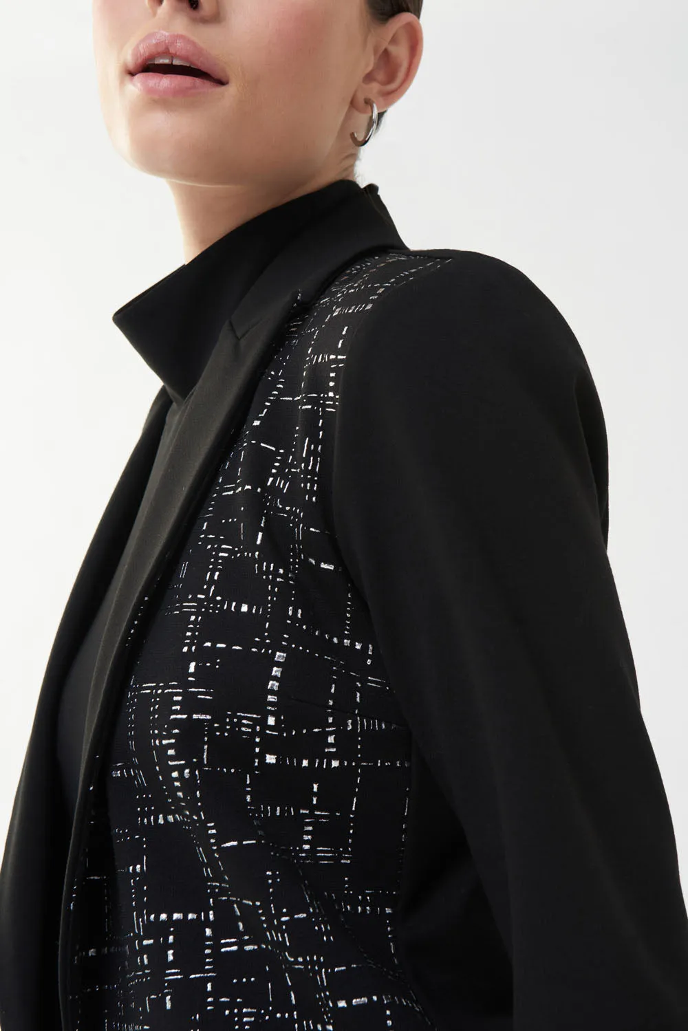 Joseph Ribkoff Black/Silver Blazer Style 223299