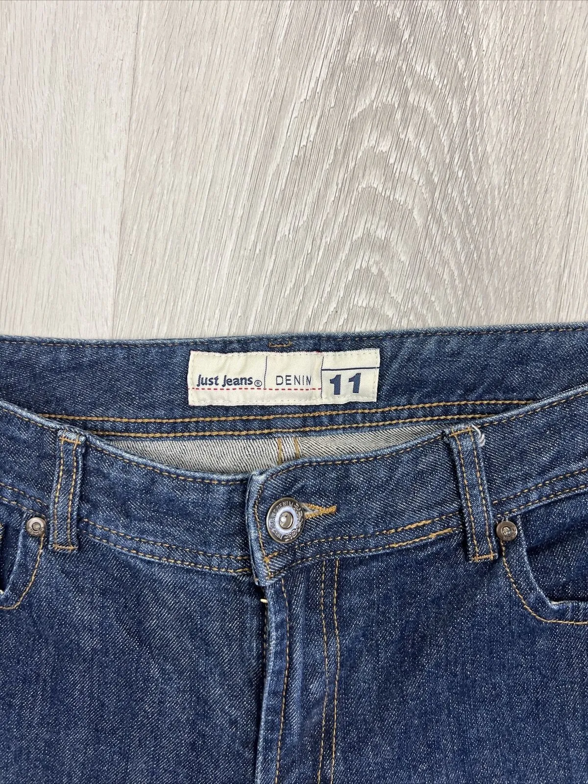 Just Jeans Denim Womens Cropped Capri Jeans Size 11