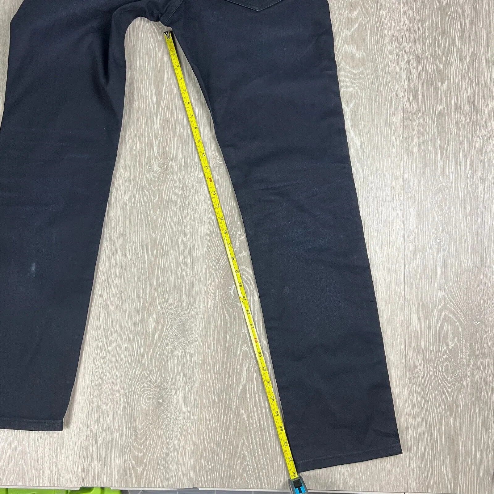 Just Jeans Slim Tapered Dark Wash Navy Blue Denim Size 34