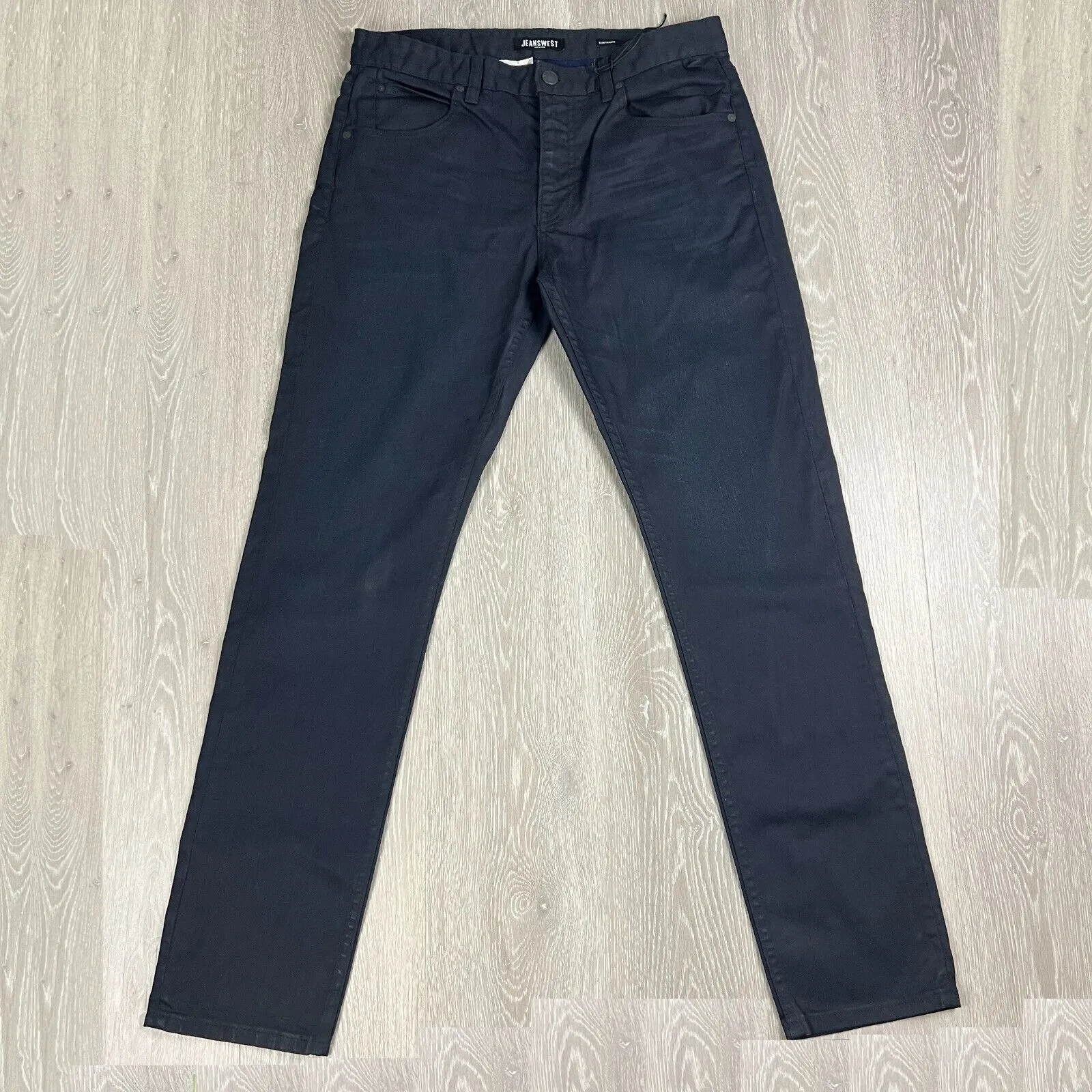 Just Jeans Slim Tapered Dark Wash Navy Blue Denim Size 34