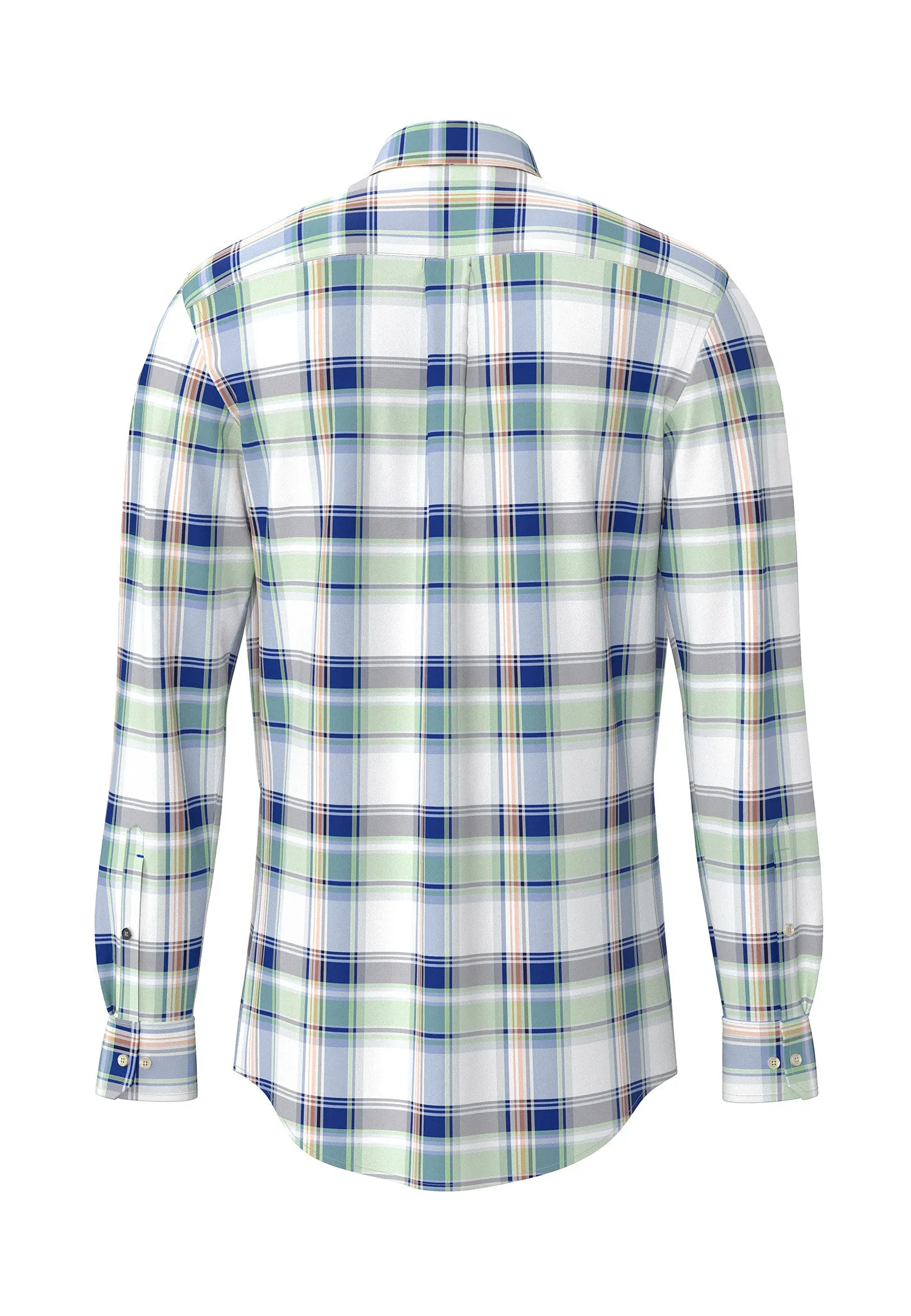 Kariert Hemd mit Button-Down-Kragen