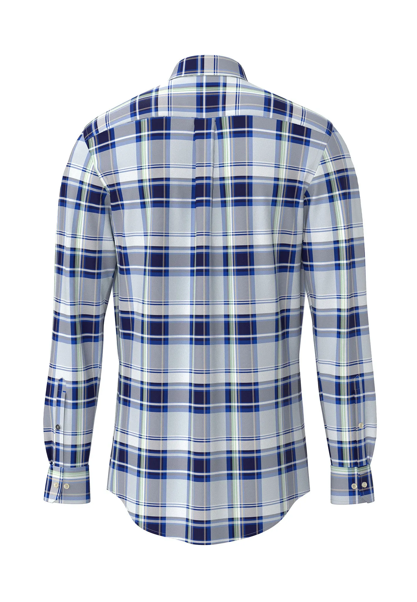 Kariert Hemd mit Button-Down-Kragen