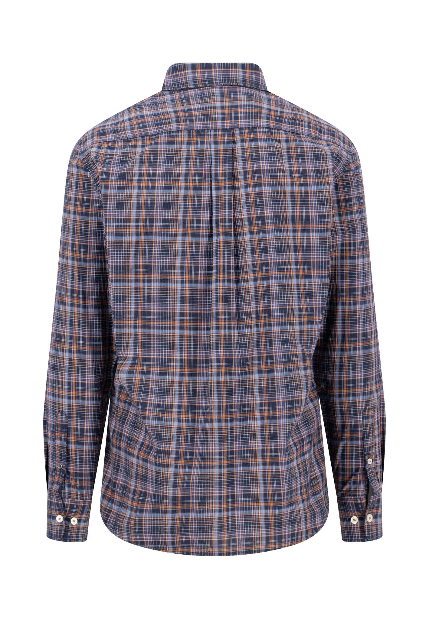 Kariertes Hemd mit Button-Down-Kragen