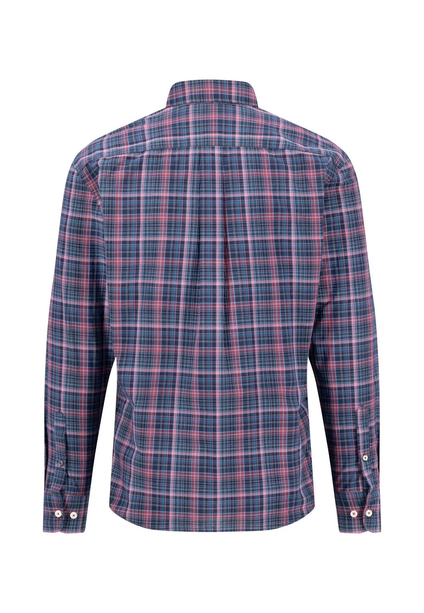 Kariertes Hemd mit Button-Down-Kragen
