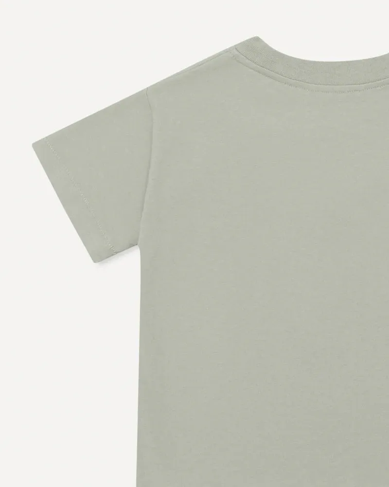 Kids Logo Tee Green Fog