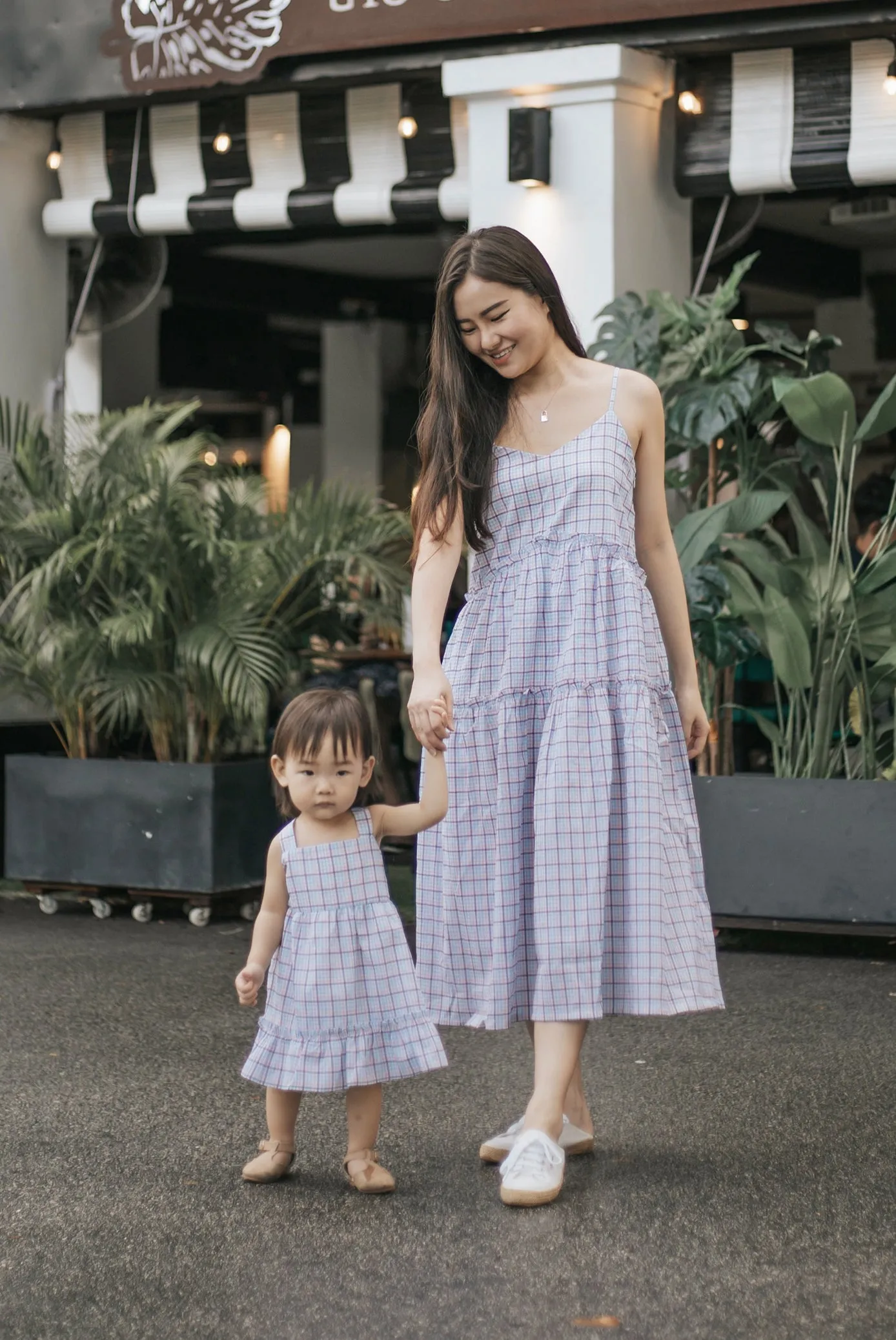 *Kids* TDC Shanelle Plaids Tiered Dress
