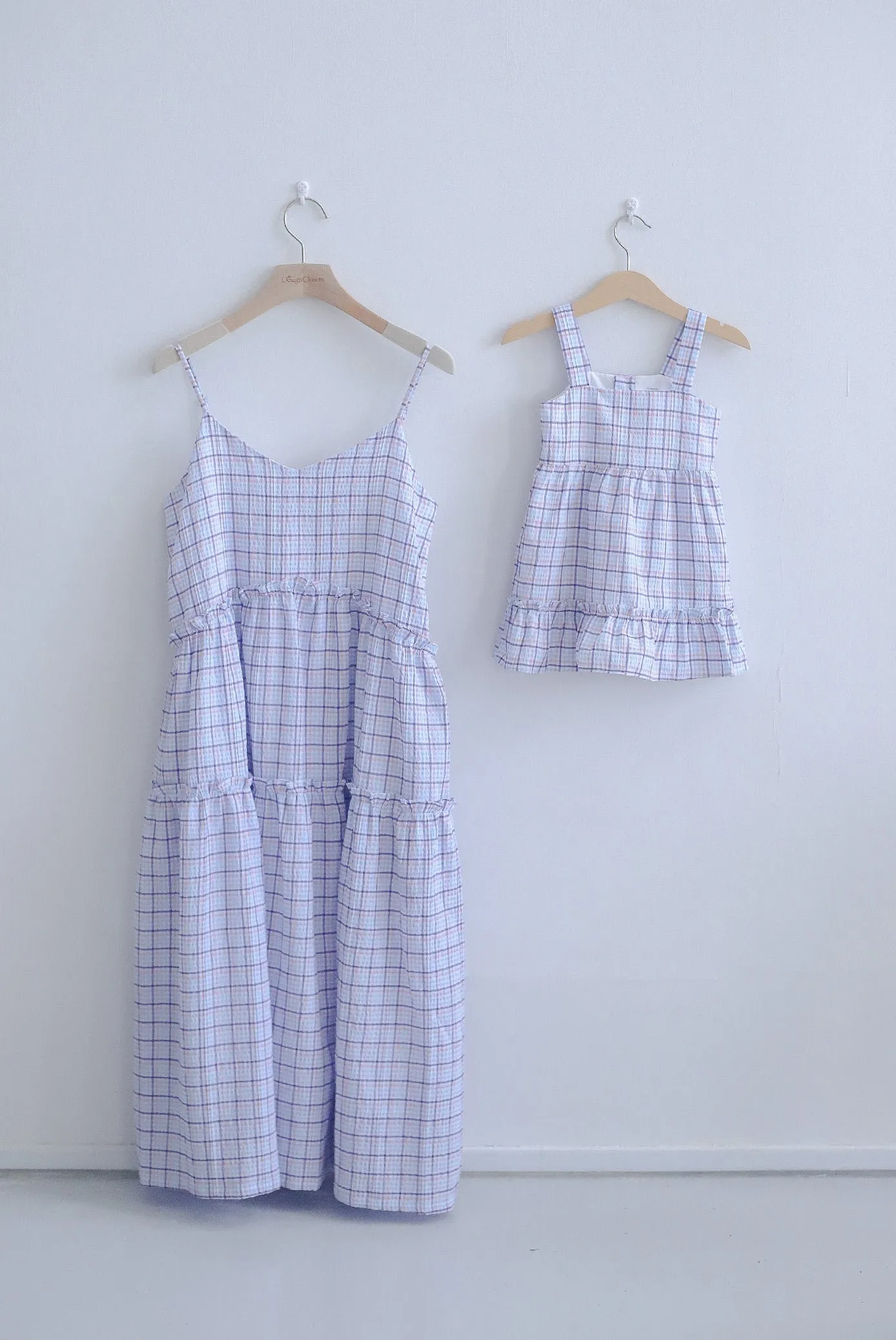 *Kids* TDC Shanelle Plaids Tiered Dress