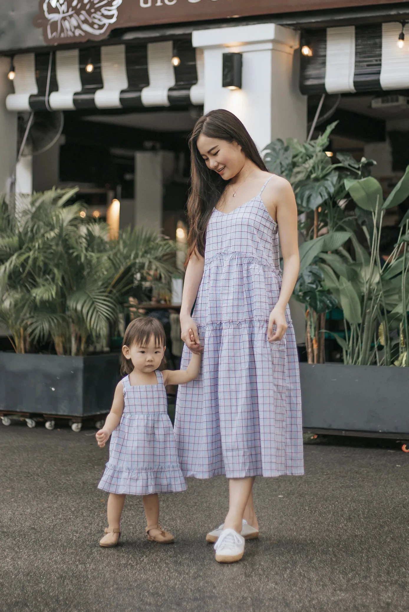 *Kids* TDC Shanelle Plaids Tiered Dress