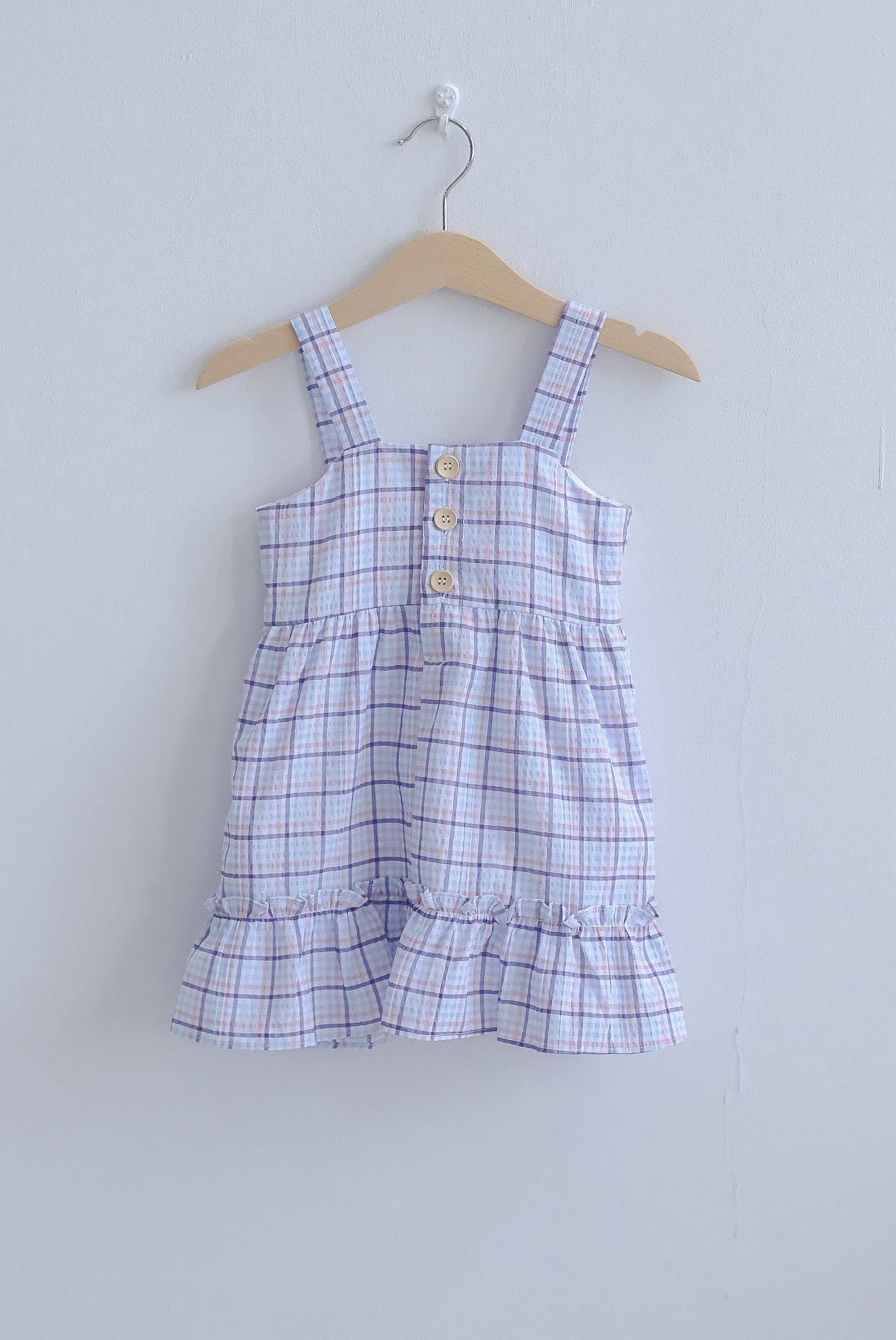 *Kids* TDC Shanelle Plaids Tiered Dress