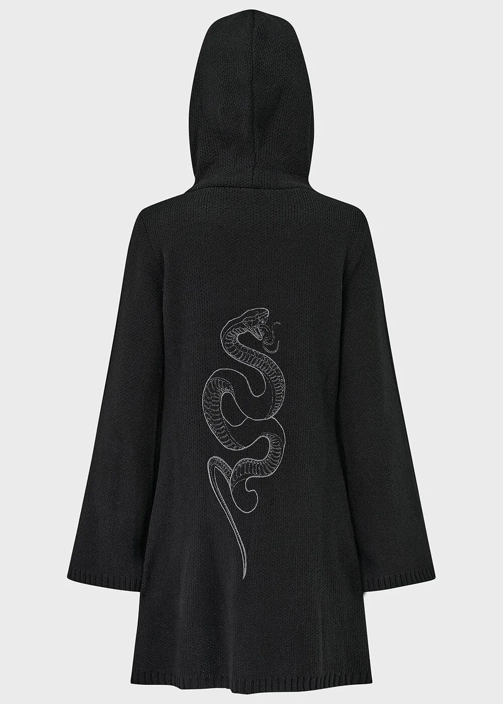 Killstar Venomheart Snake Hooded Vest Zwart
