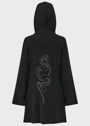 Killstar Venomheart Snake Hooded Vest Zwart