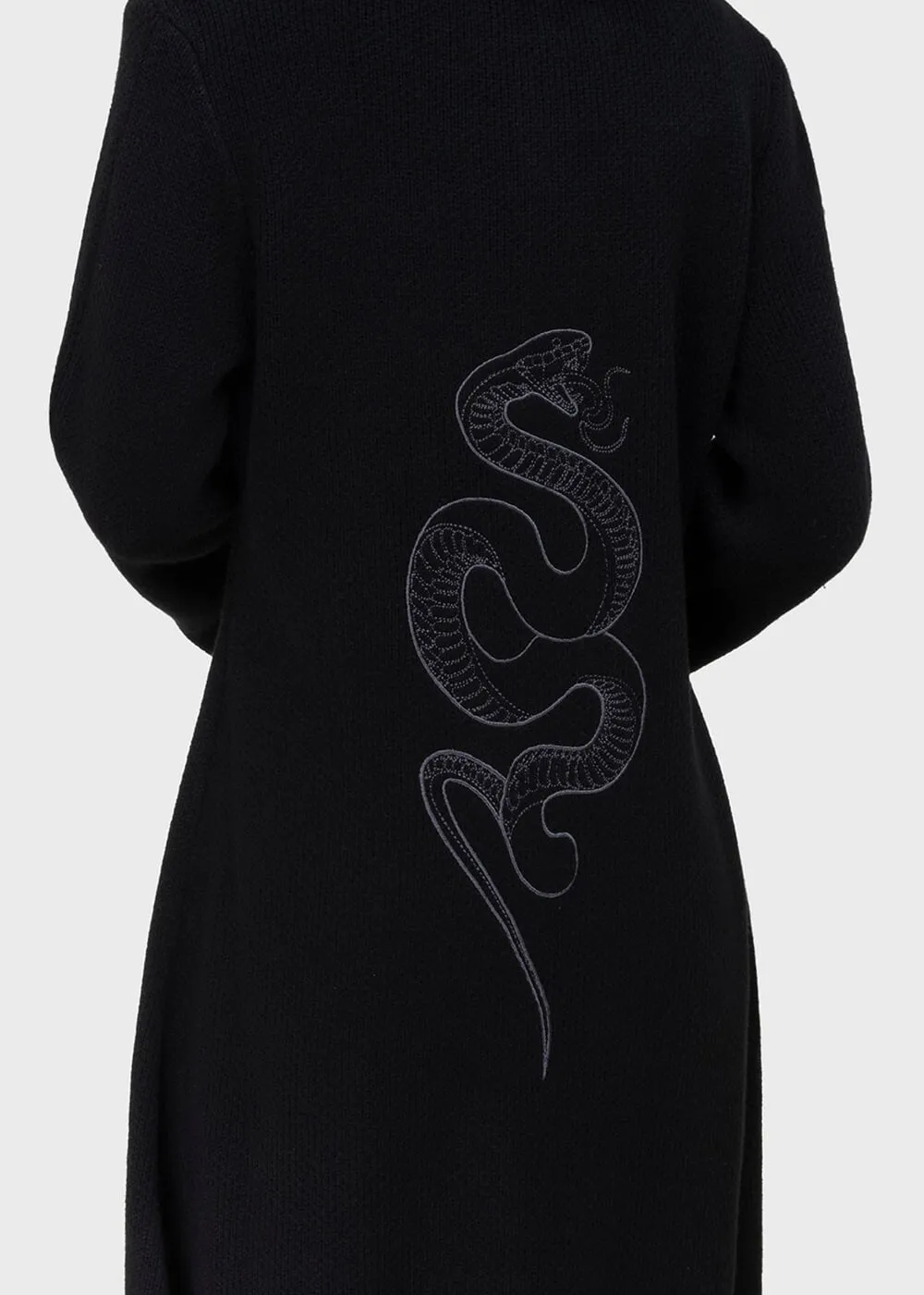 Killstar Venomheart Snake Hooded Vest Zwart