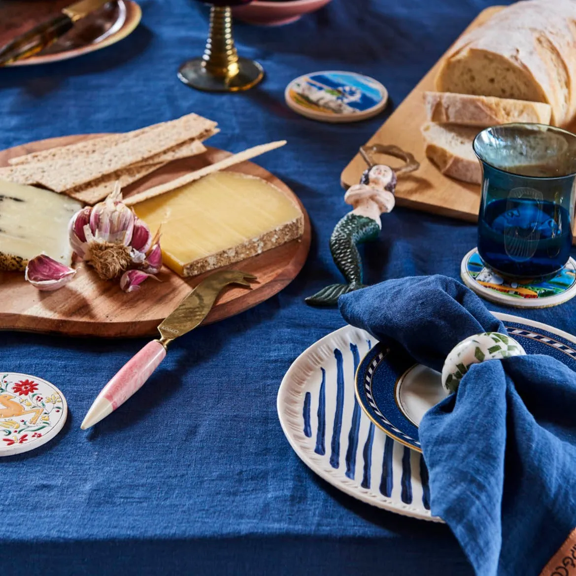 Kip&Co - Indigo Linen Napkin Set