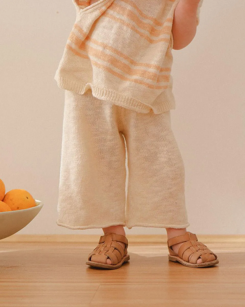 Kori Slub Cotton Culotte | Buttermilk